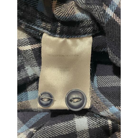 VTG Weatherproof Plaid Flannel Shirt Men’s Sz L Grunge Utility Vibes Rave - Picture 10 of 10